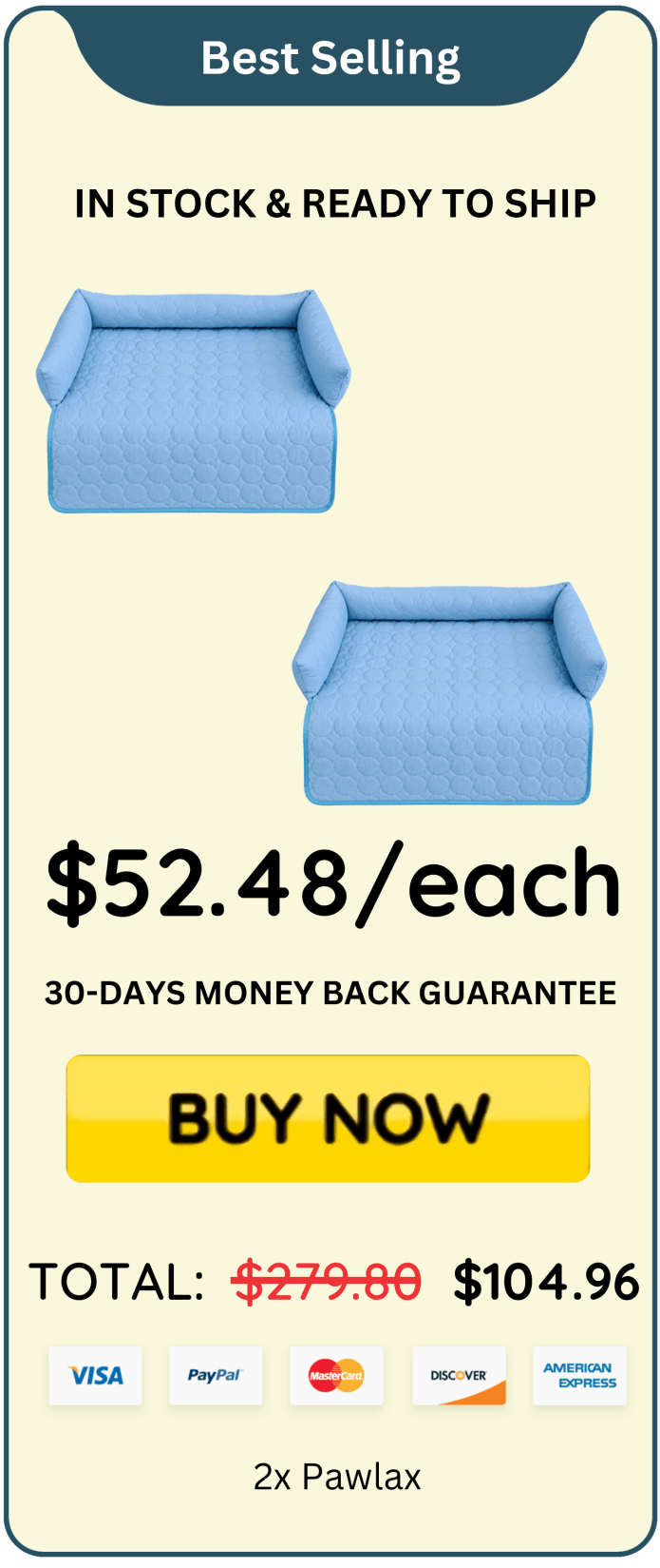 PawLax Cooling Mat offer price 