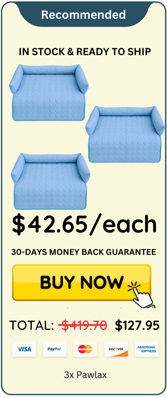 PawLax Cooling Mat offer price 